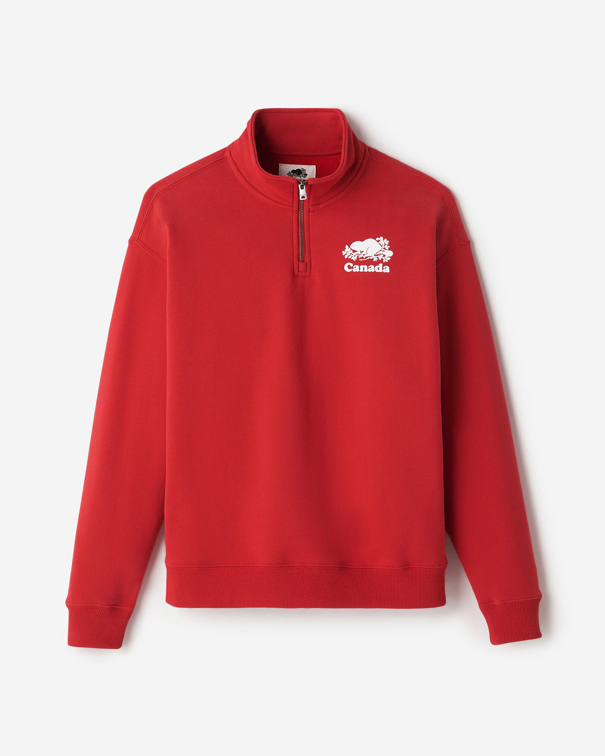 Cooper Canada Quarter Zip / SAGE RED