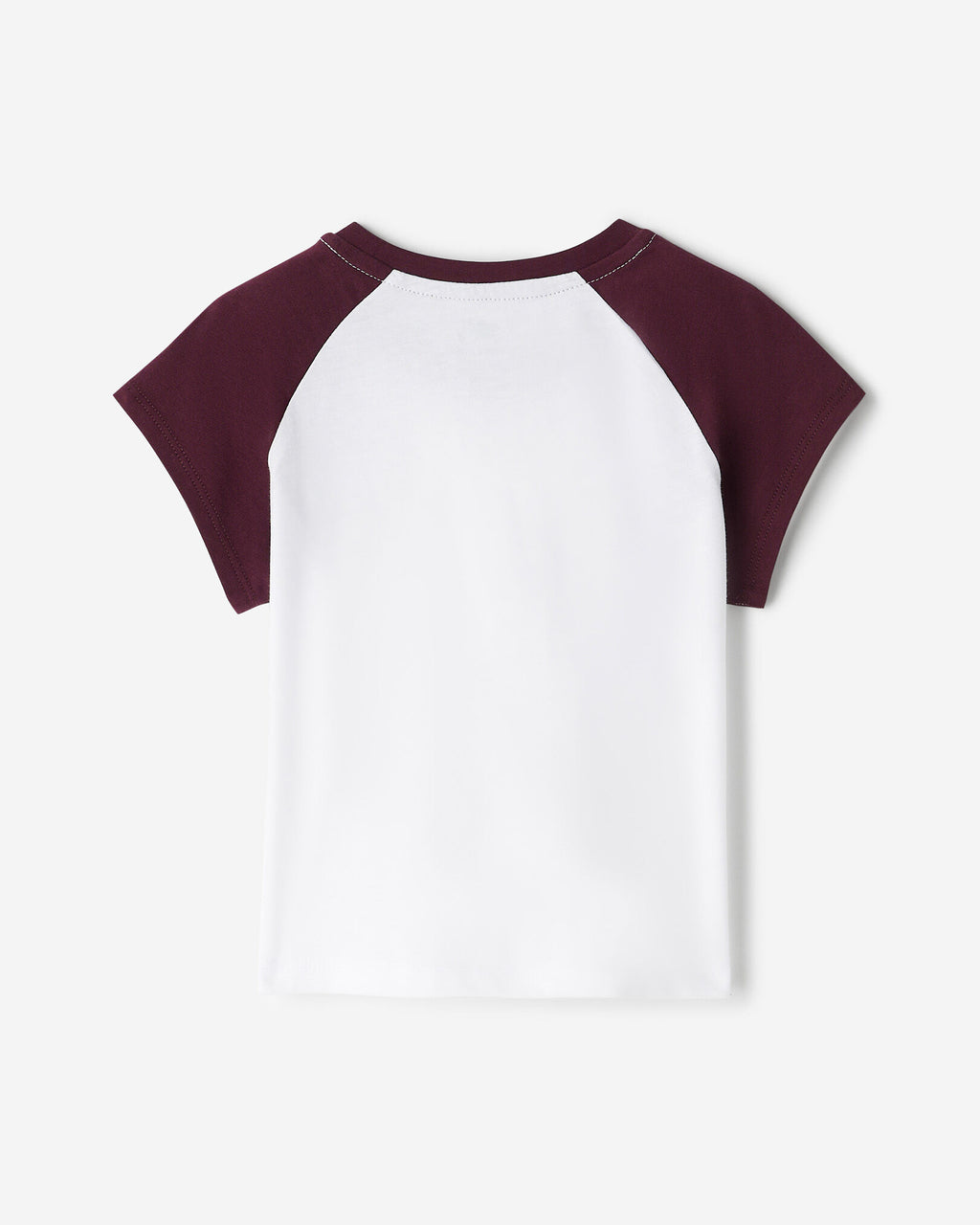 Toddler Girls Olivia Floral T-Shirt / MAROON FIG