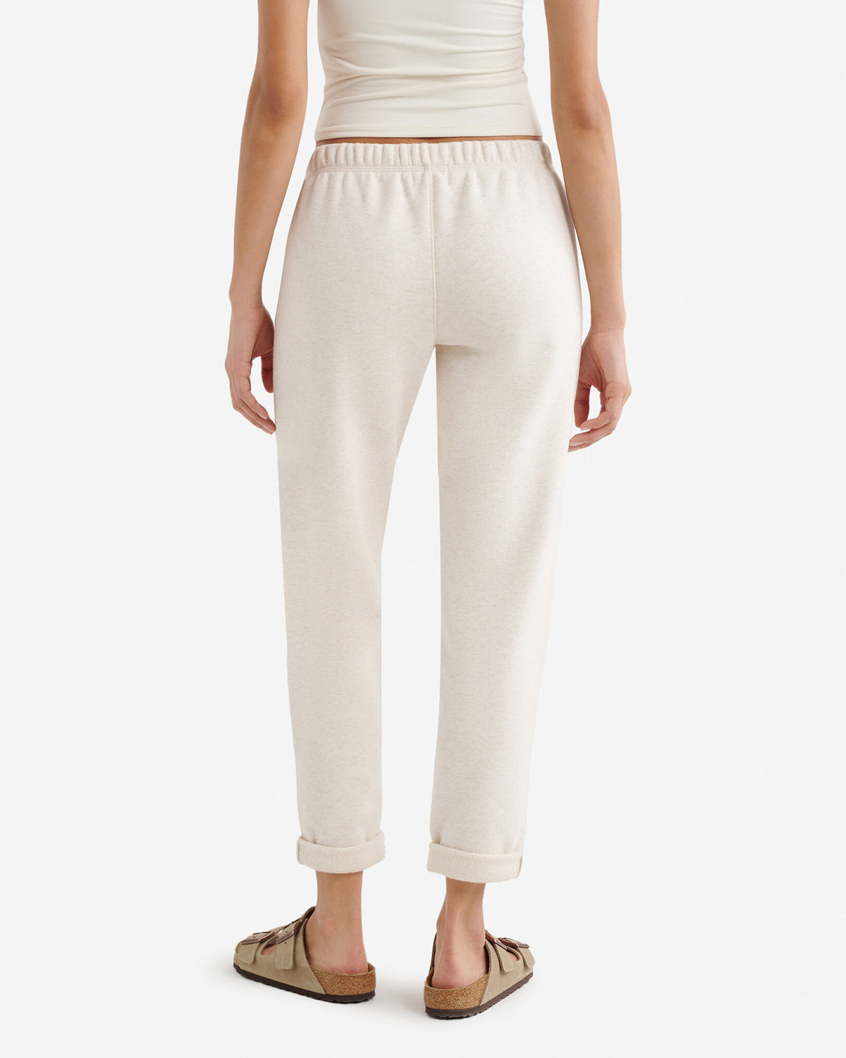 Organic Original Terry Ankle Sweatpant / OATMEAL MIX