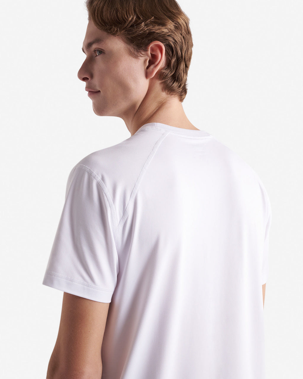 Renew Knit Short Sleeve Top / WHITE