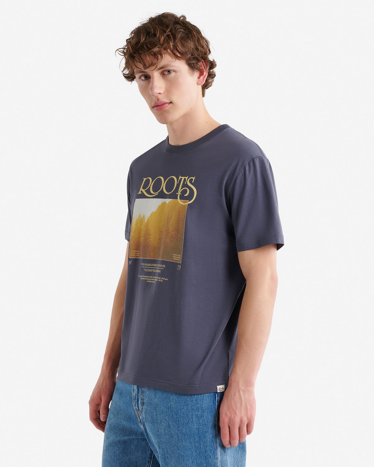 Mens Wilderness Snapshot T-Shirt / GRAPHITE GREY
