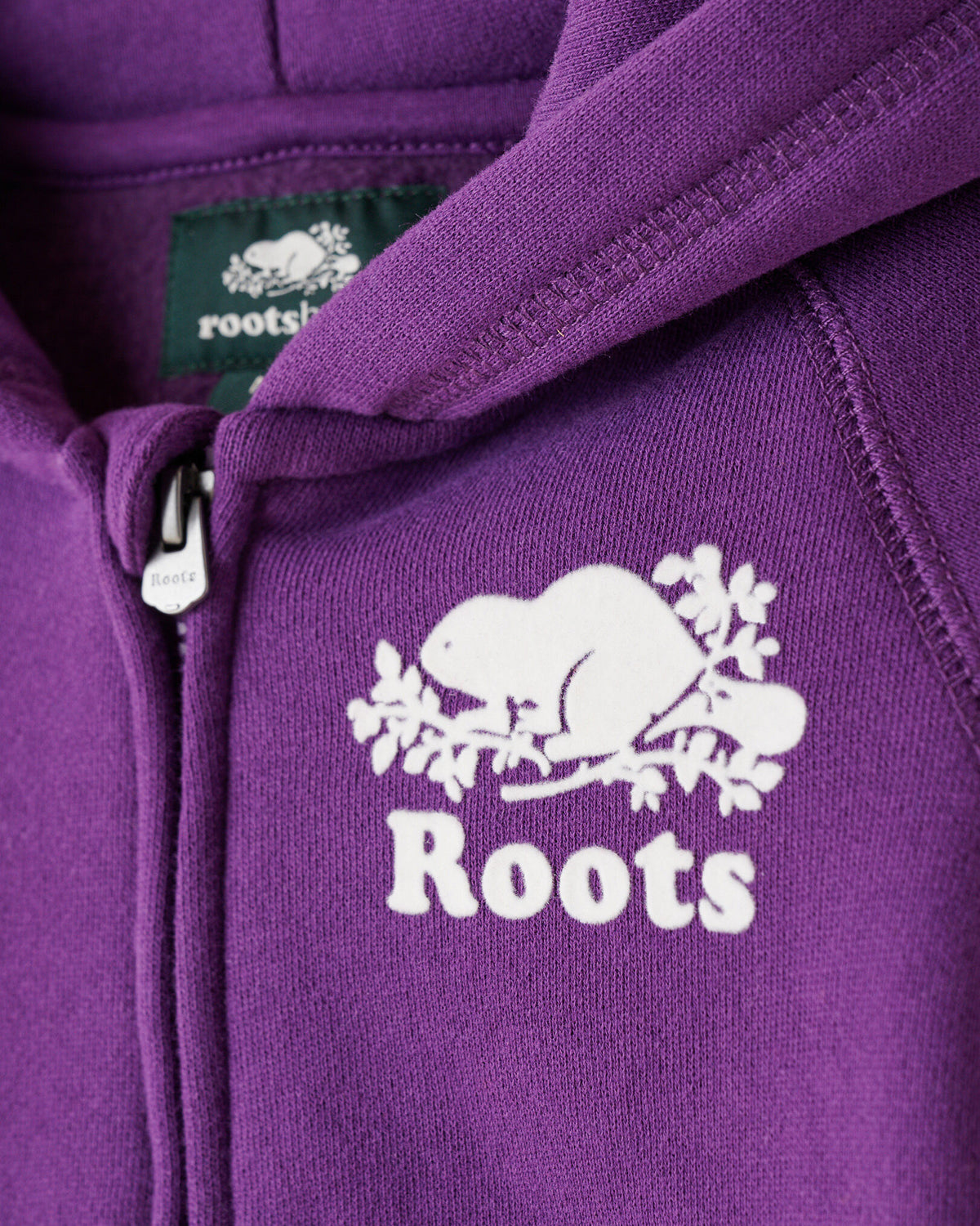 Baby Organic Original Full Zip Hoodie / IMPERIAL PURPLE