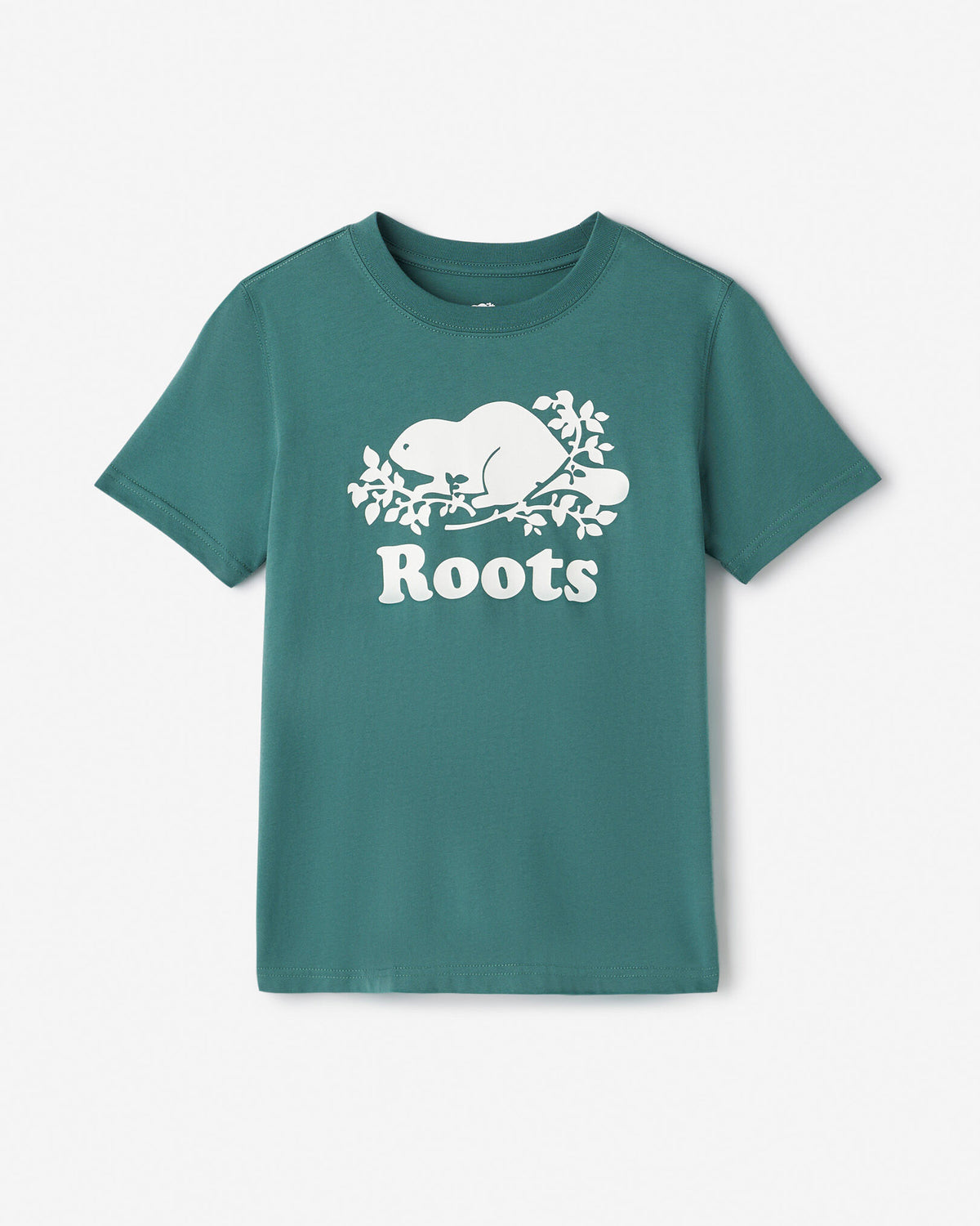 Kids Organic Original Cooper Beaver T-Shirt / BLUE SPRUCE