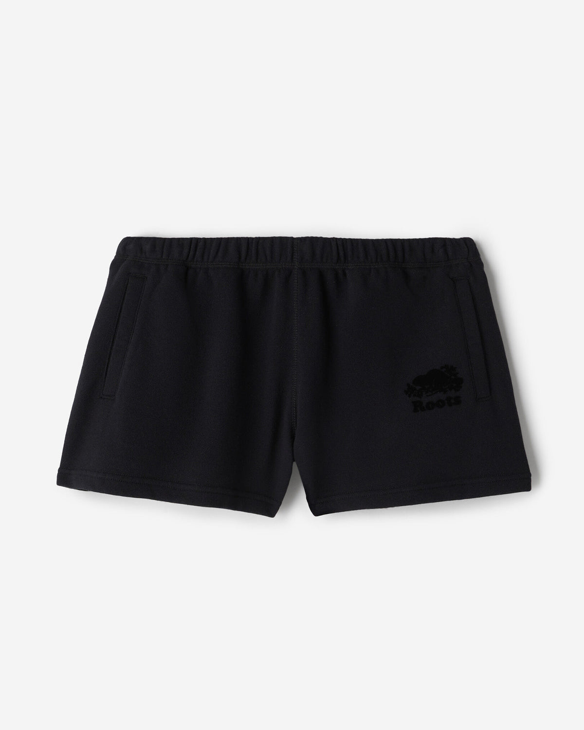 Organic Original Terry Sweatshort 3 Inch / BLACK