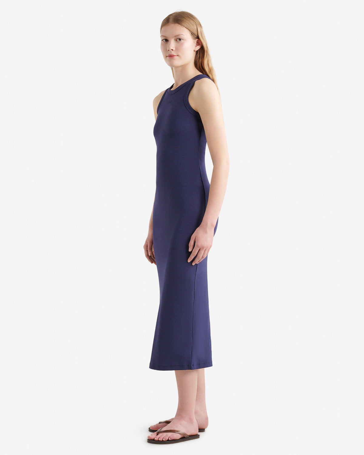 Rib Dress / INDIGO INK