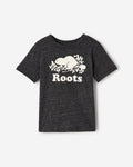 Toddler Organic Original Cooper Beaver T-Shirt / BLACK PEPPER