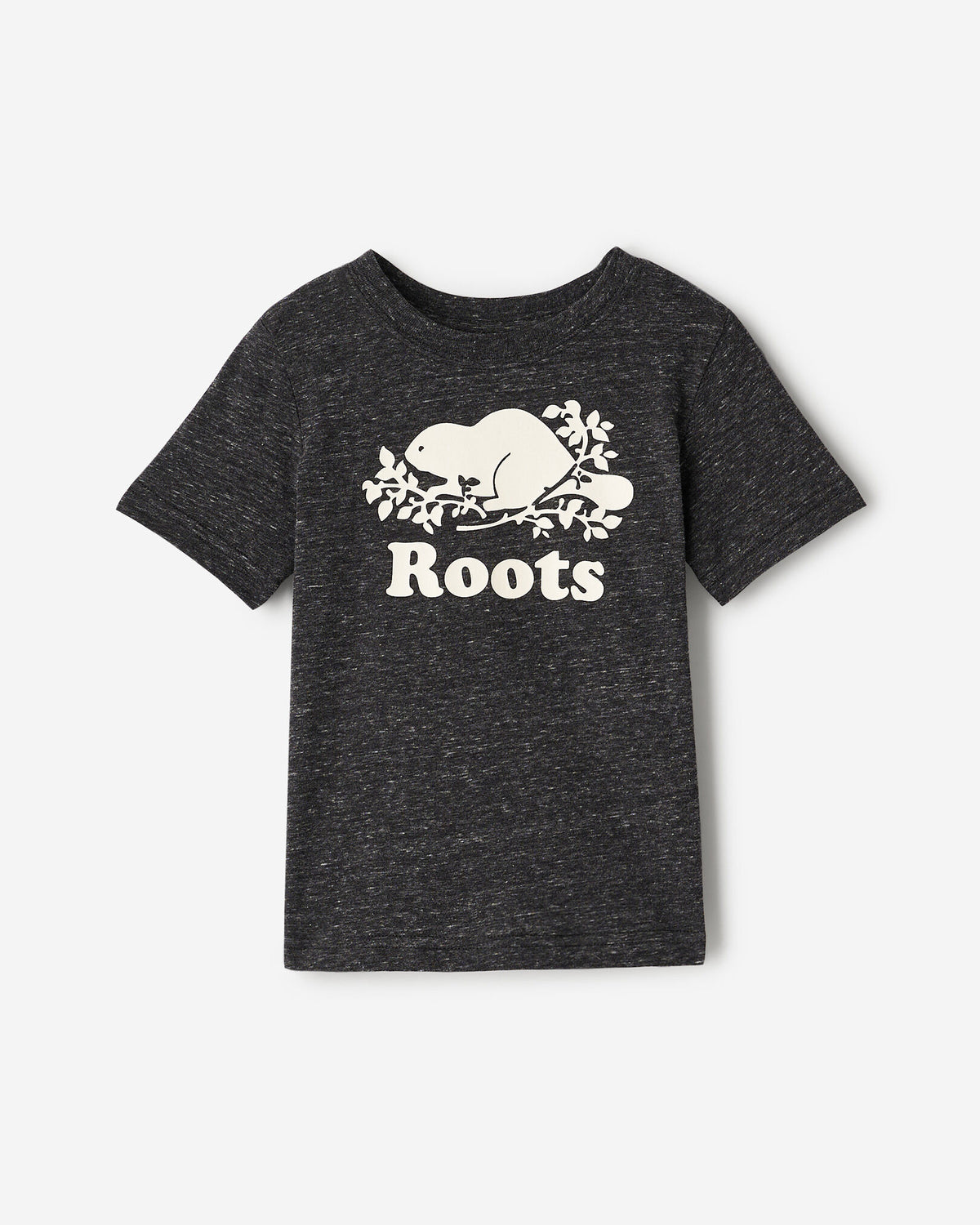 Toddler Organic Original Cooper Beaver T-Shirt / BLACK PEPPER