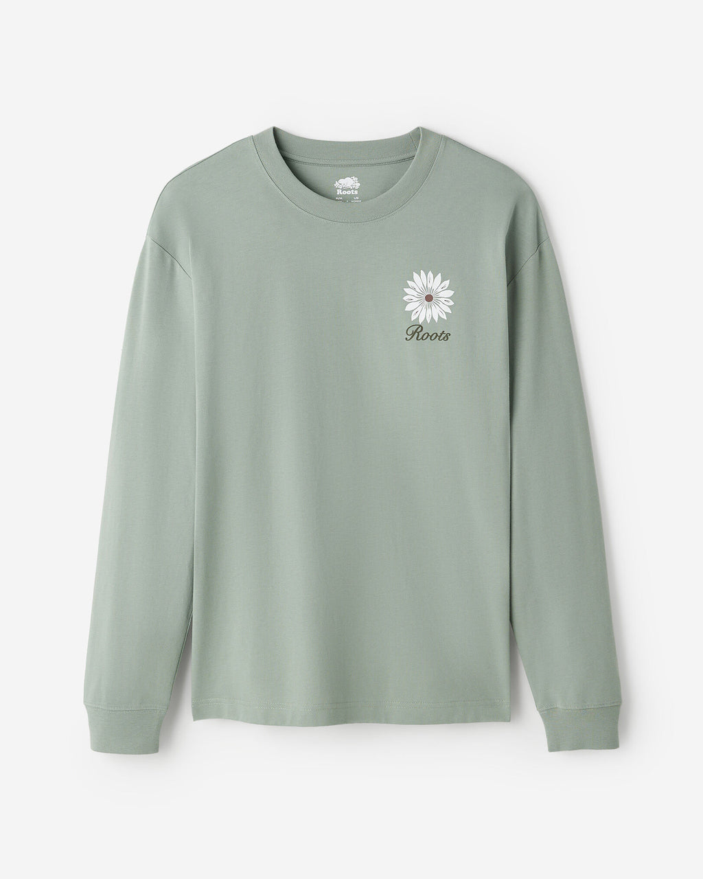 Patchwork Long Sleeve T-Shirt / SLATE GREY