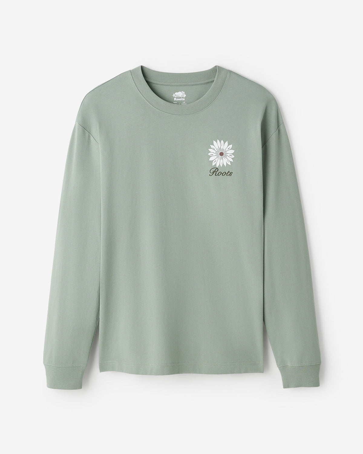 Patchwork Long Sleeve T-Shirt / SLATE GREY