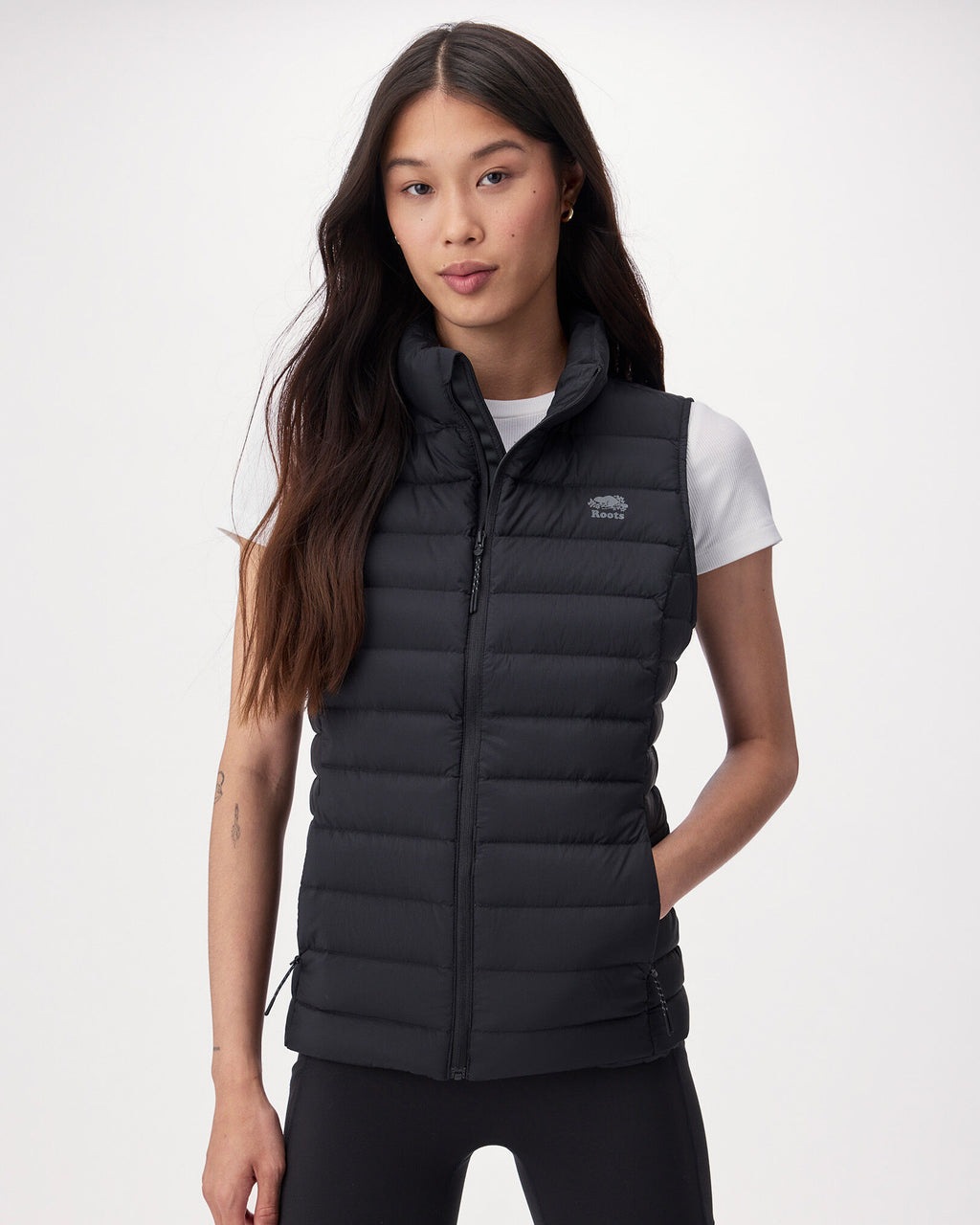 Down Packable Vest / BLACK