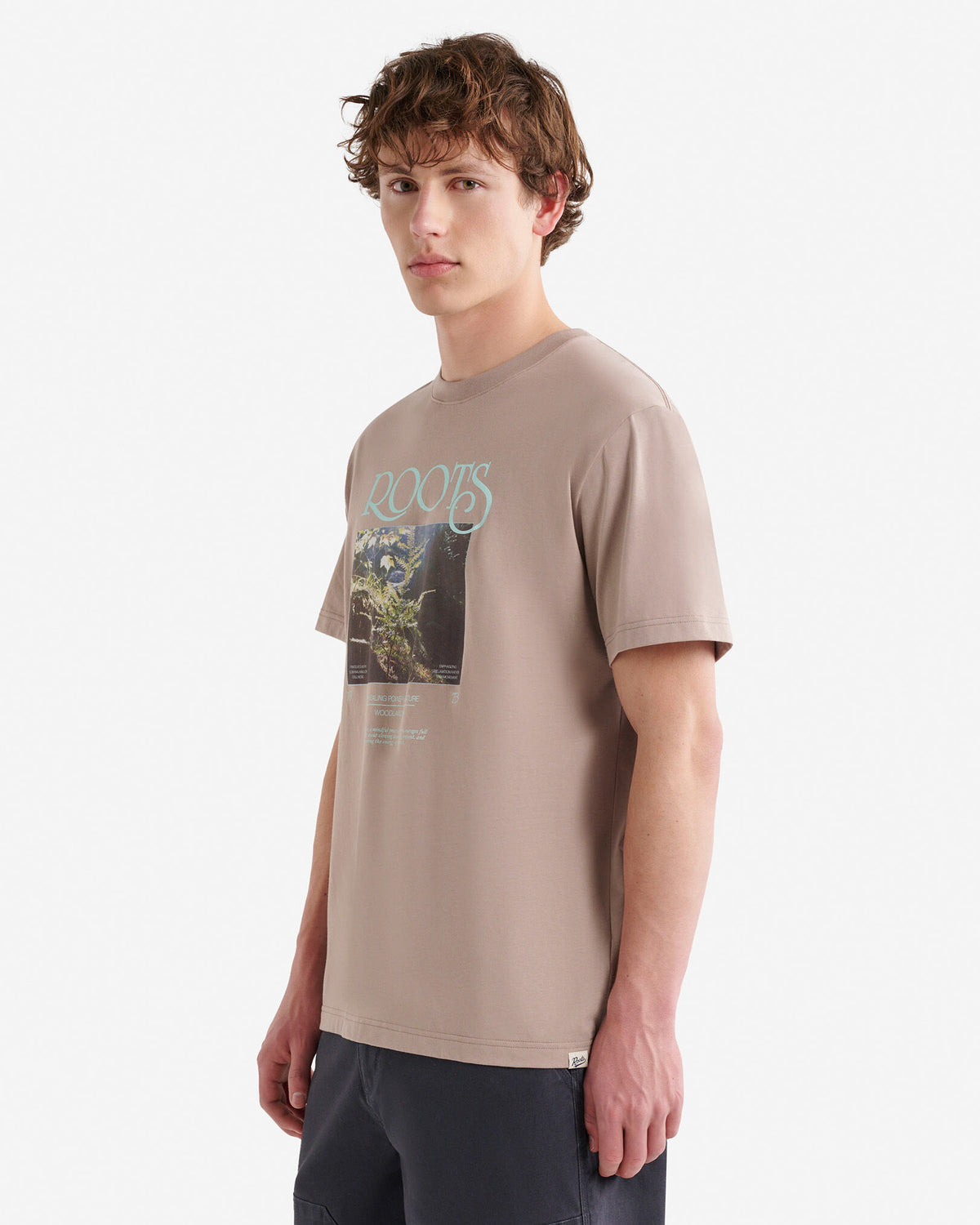 Mens Wilderness Snapshot T-Shirt / MUSHROOM BROWN