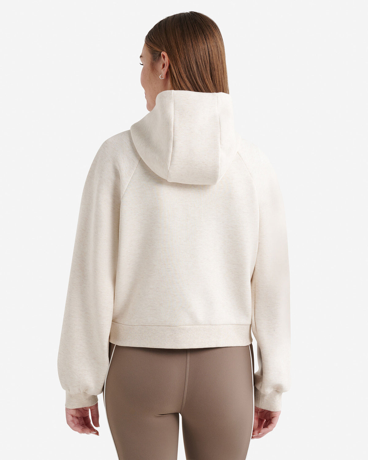 Roam Quarter Zip Hoodie / OATMEAL MIX