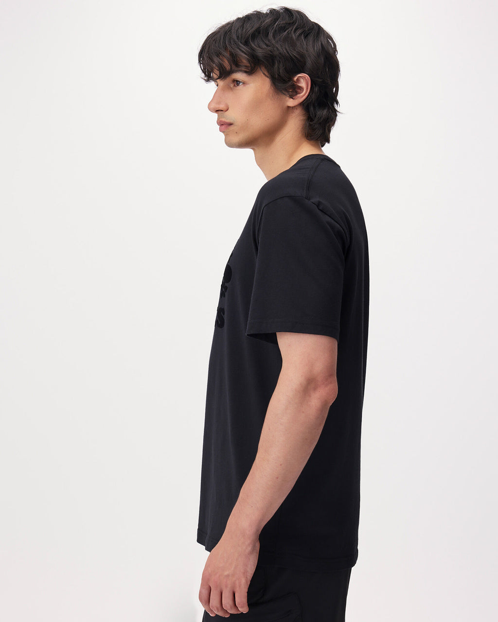 Mens Organic Cooper Beaver T-shirt / BLACK/BLACK