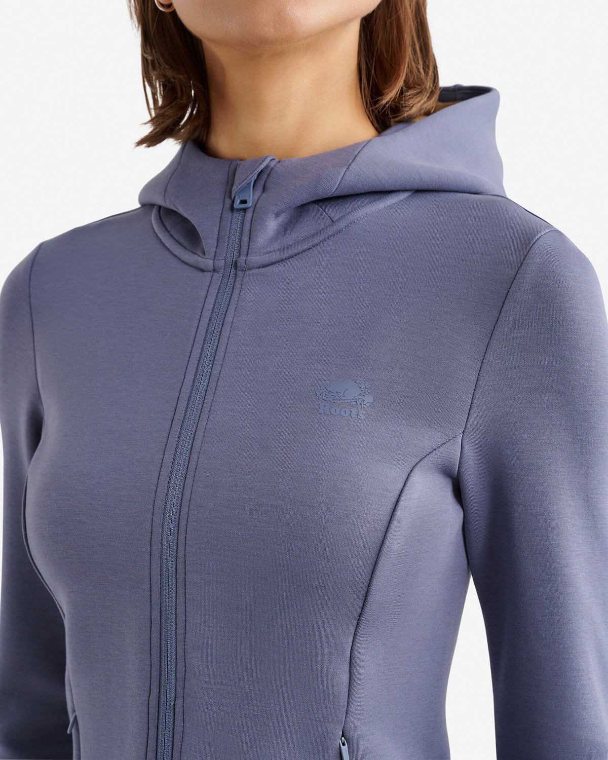 Roam Hooded Full Zip / TIDAL BLUE