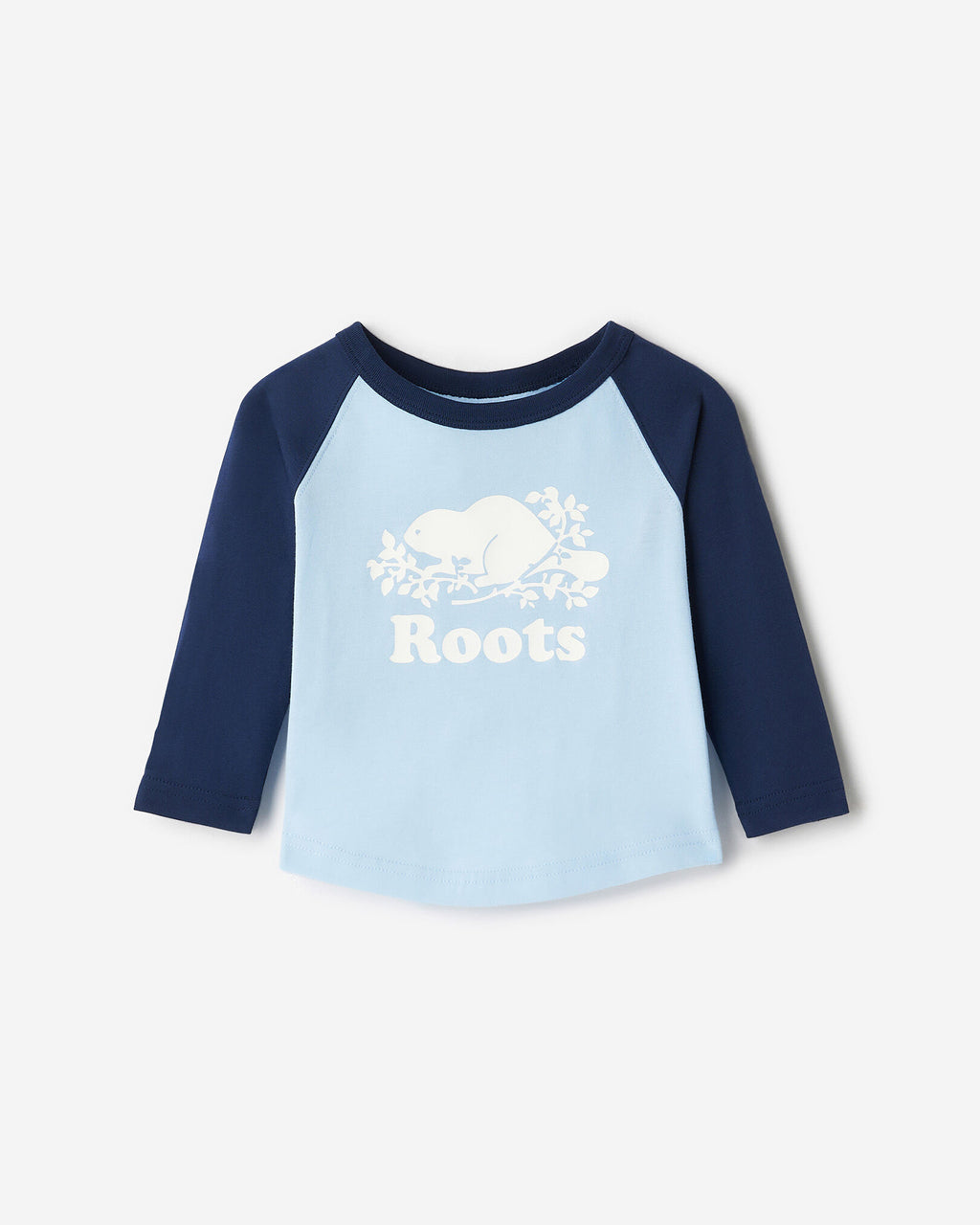 Baby Cooper Baseball Long Sleeve T-Shirt / TRUE NAVY
