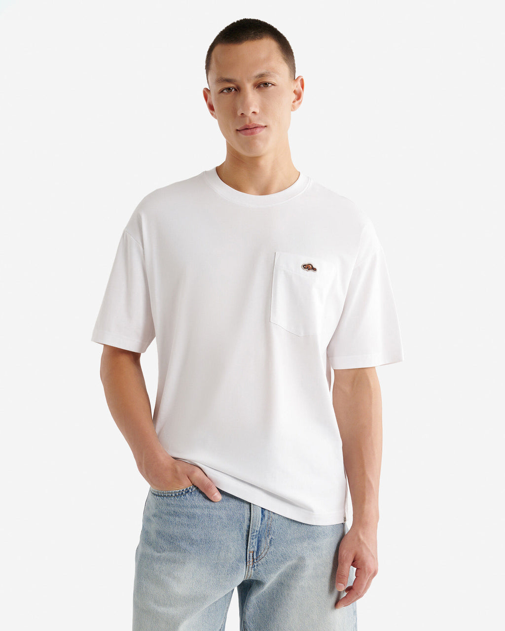Mens Beavermark T-Shirt / WHITE