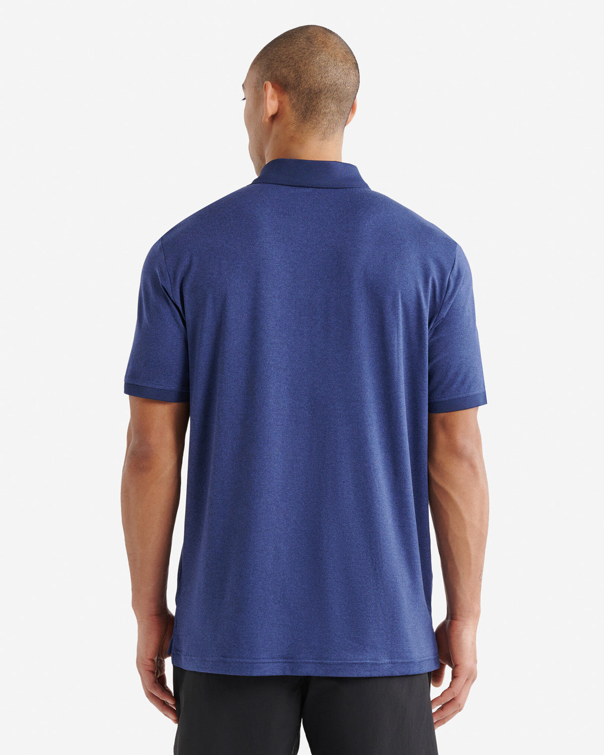 Renew Knit Polo / INDIGO INK PEPPER
