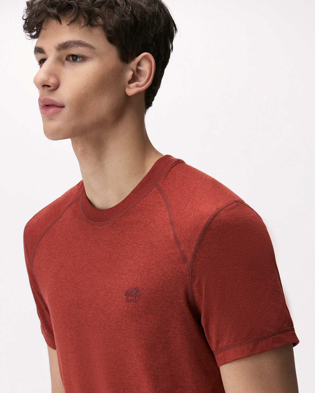 Renew Knit Short Sleeve Top / CANYON RED PEPPER