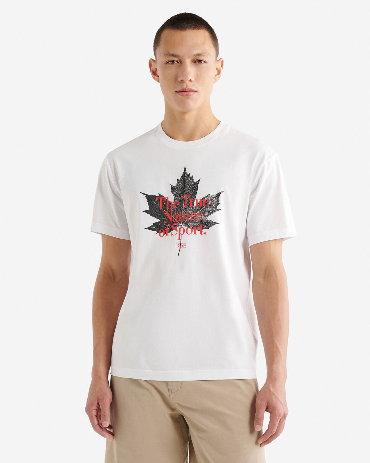 Mens True Nature Of Sport T-Shirt / WHITE
