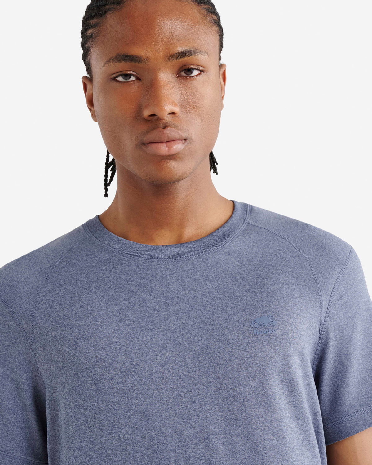 Renew Knit Short Sleeve Top / TIDAL BLUE PEPPER
