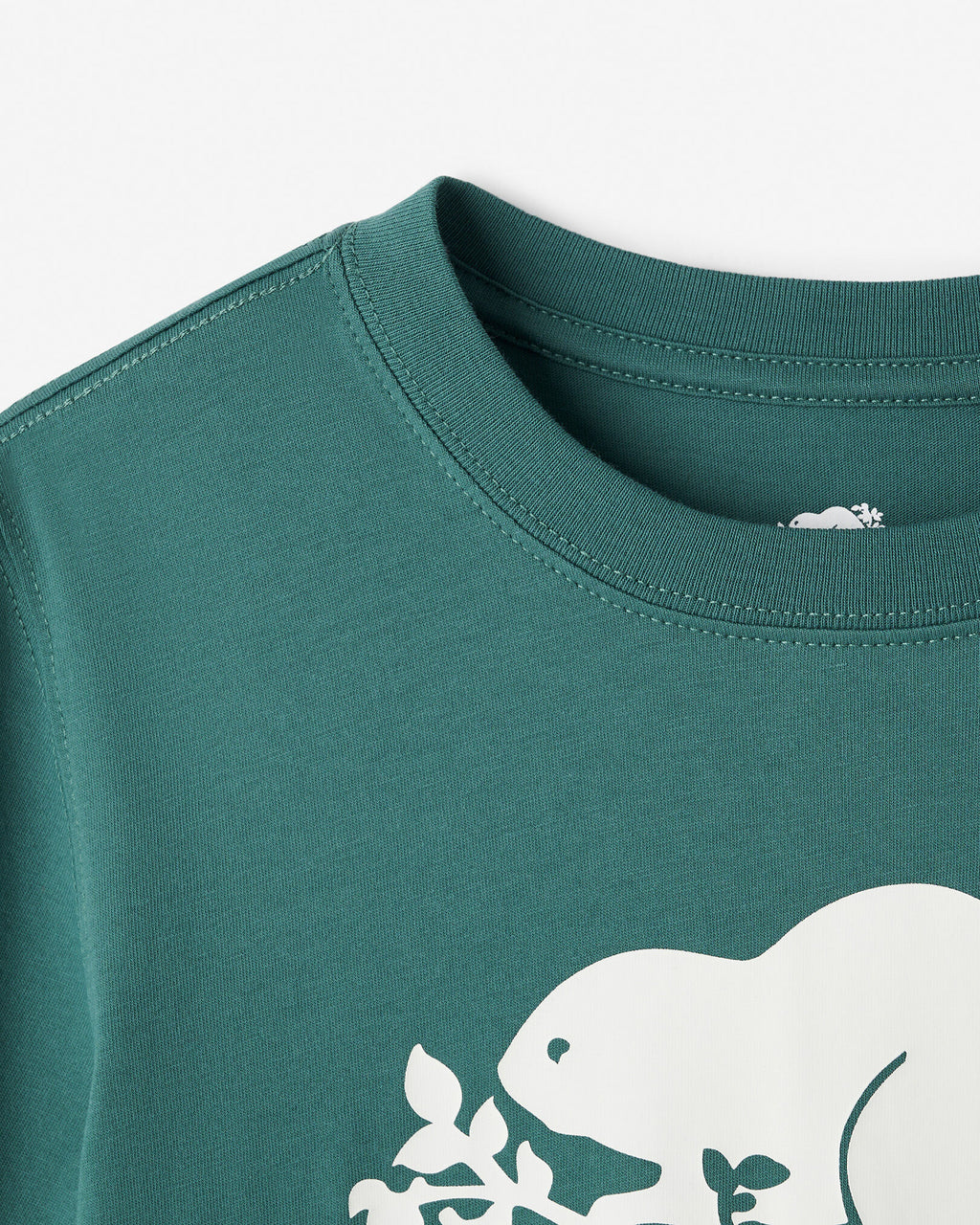 Kids Organic Original Cooper Beaver T-Shirt / BLUE SPRUCE