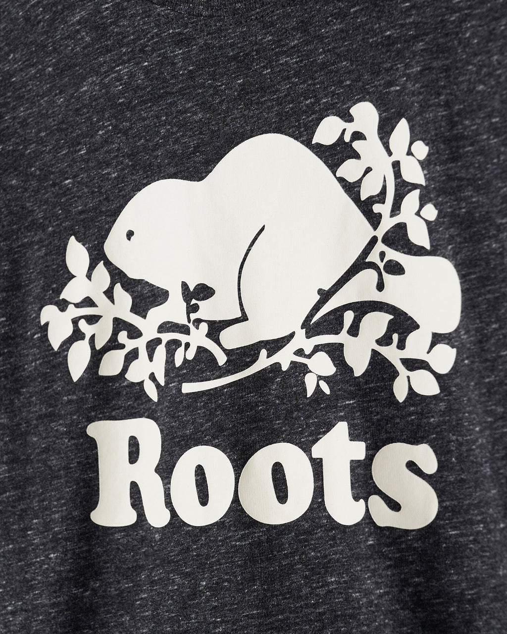Kids Organic Original Cooper Beaver T-Shirt / BLACK PEPPER