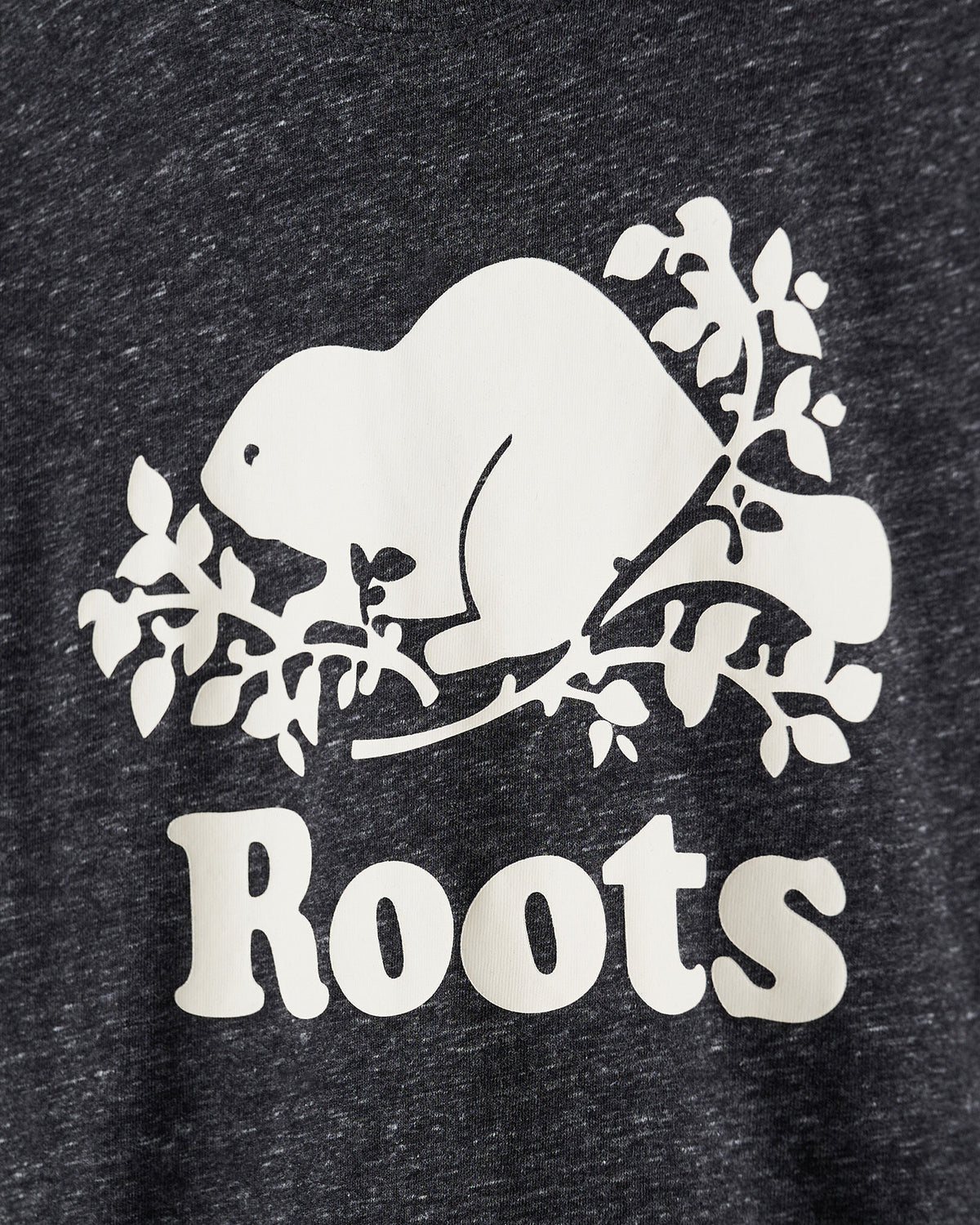 Kids Organic Original Cooper Beaver T-Shirt / BLACK PEPPER