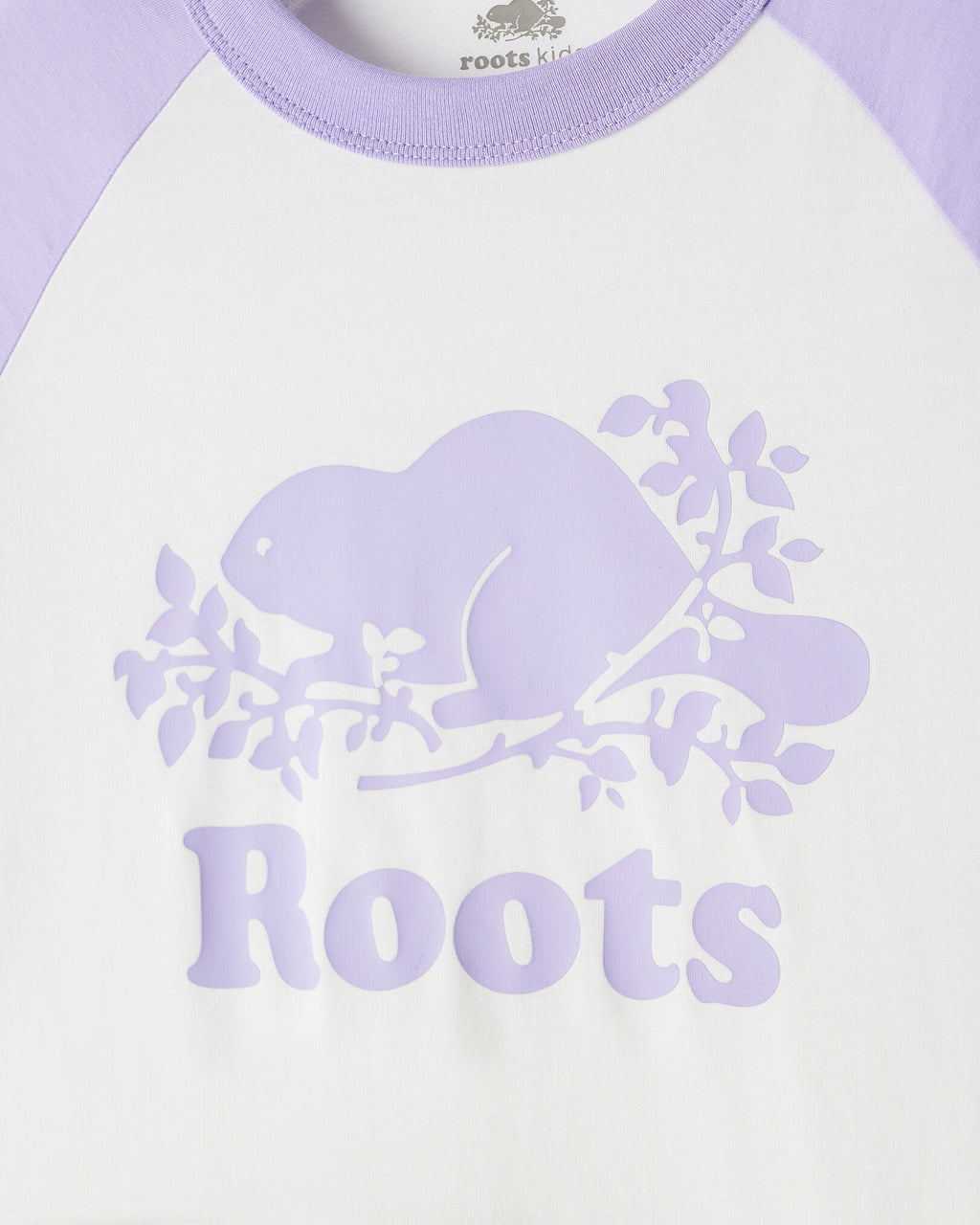 Kids Cooper Baseball Short Sleeve T-Shirt / EGRET