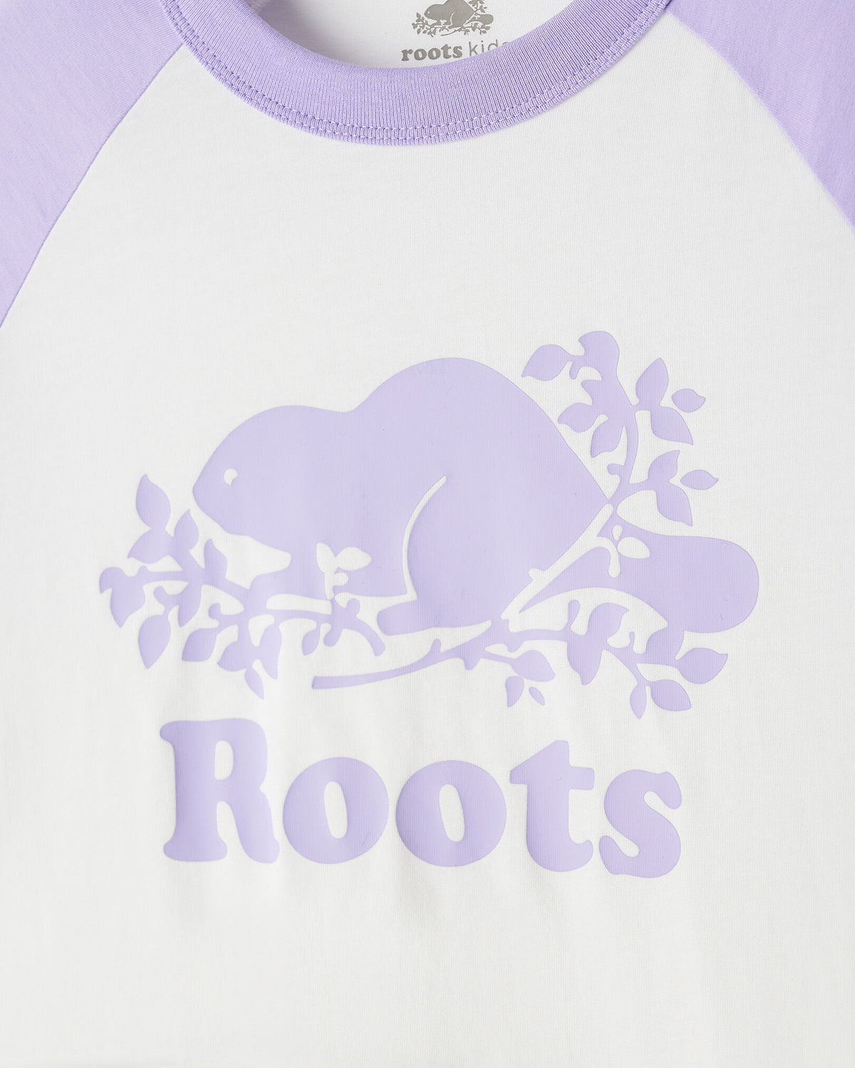 Kids Cooper Baseball Short Sleeve T-Shirt / EGRET