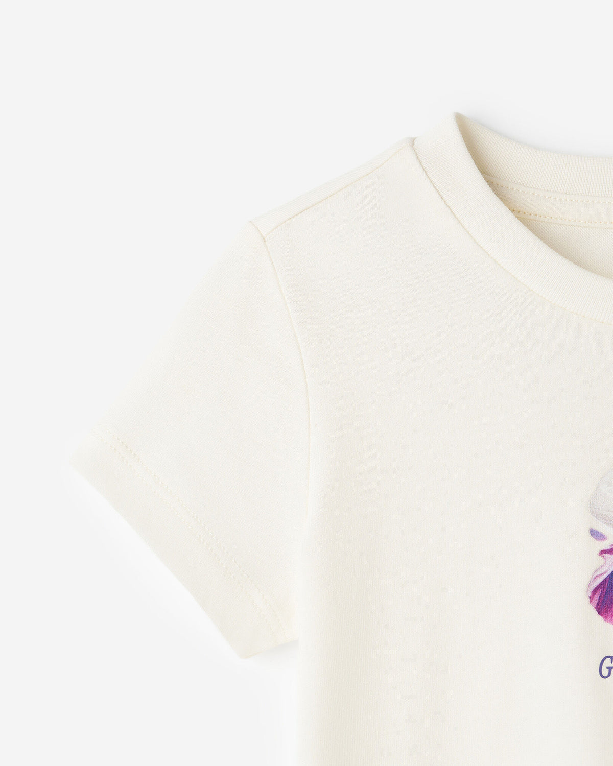 Toddler Petal Pop Slim T-Shirt / EGRET