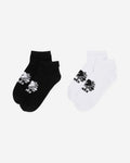 Adult Cooper Ped Sock 2 Pack / WHITE