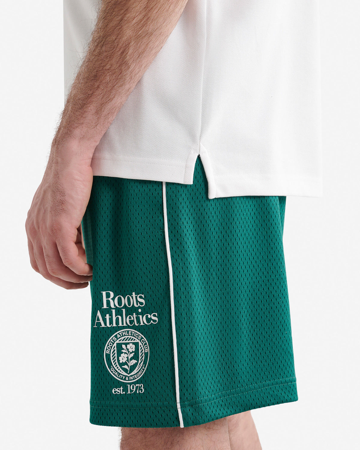Summer League Active Pique Polo / WHITE
