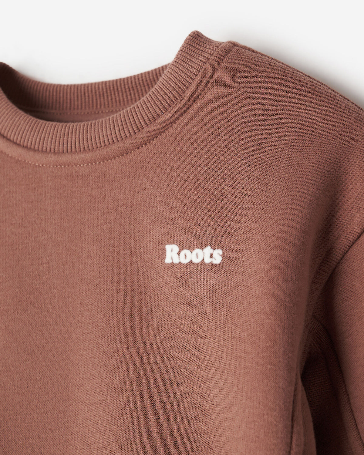 Baby Cloud Crew Sweatshirt / BRICK BROWN