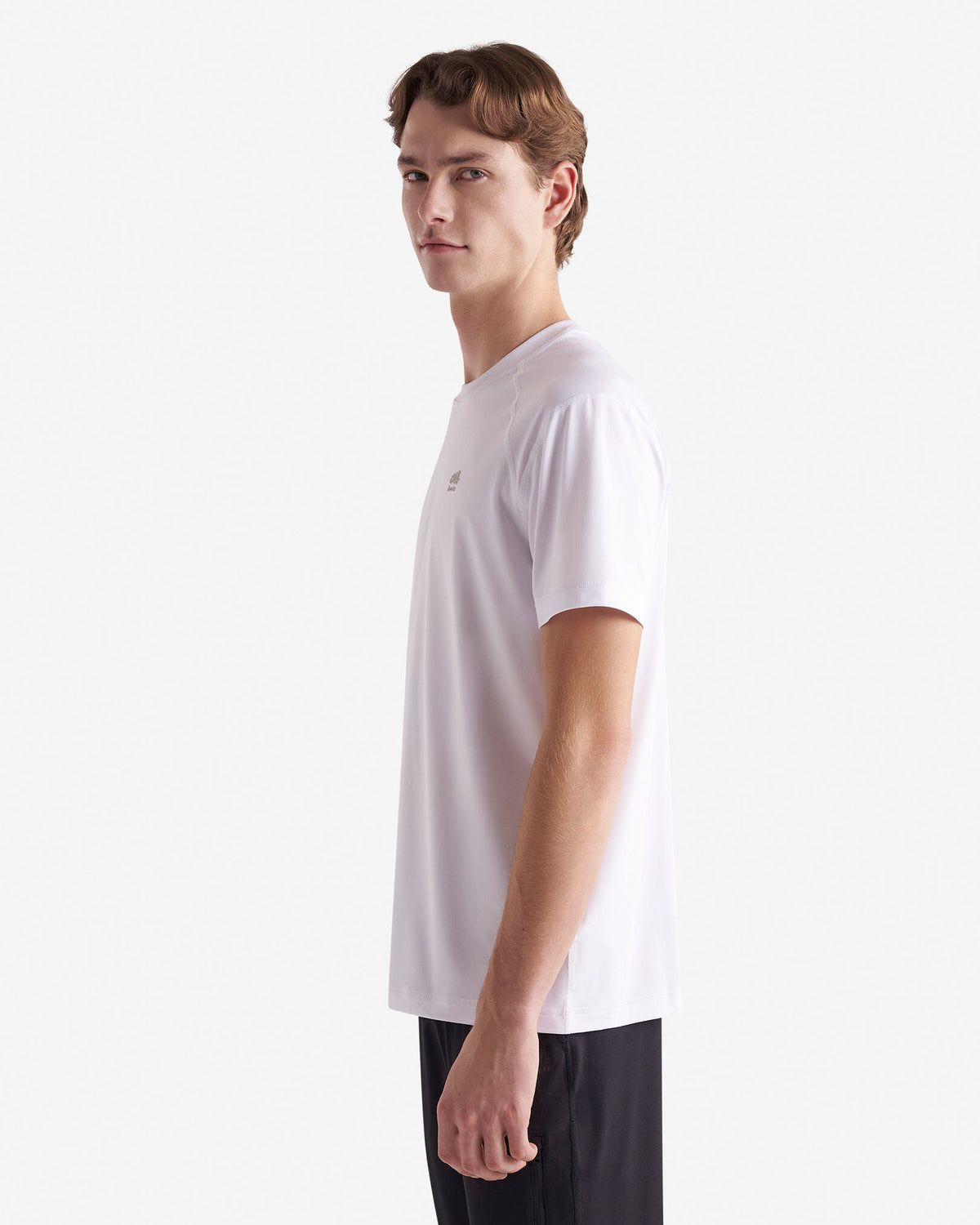 Renew Knit Short Sleeve Top / WHITE