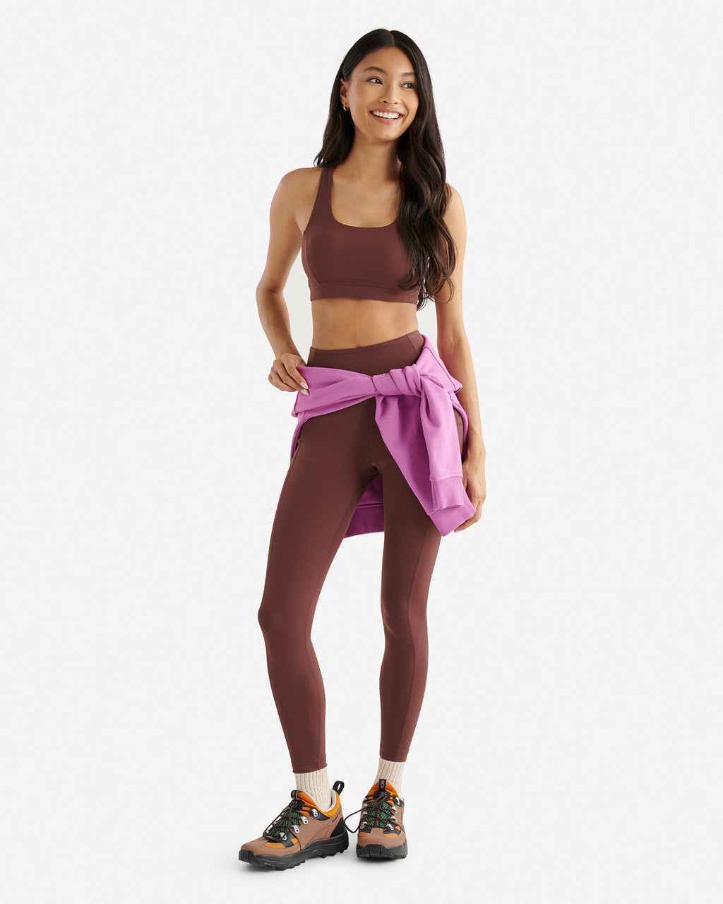 Restore Stretch Sports Bra / HAZELNUT BROWN