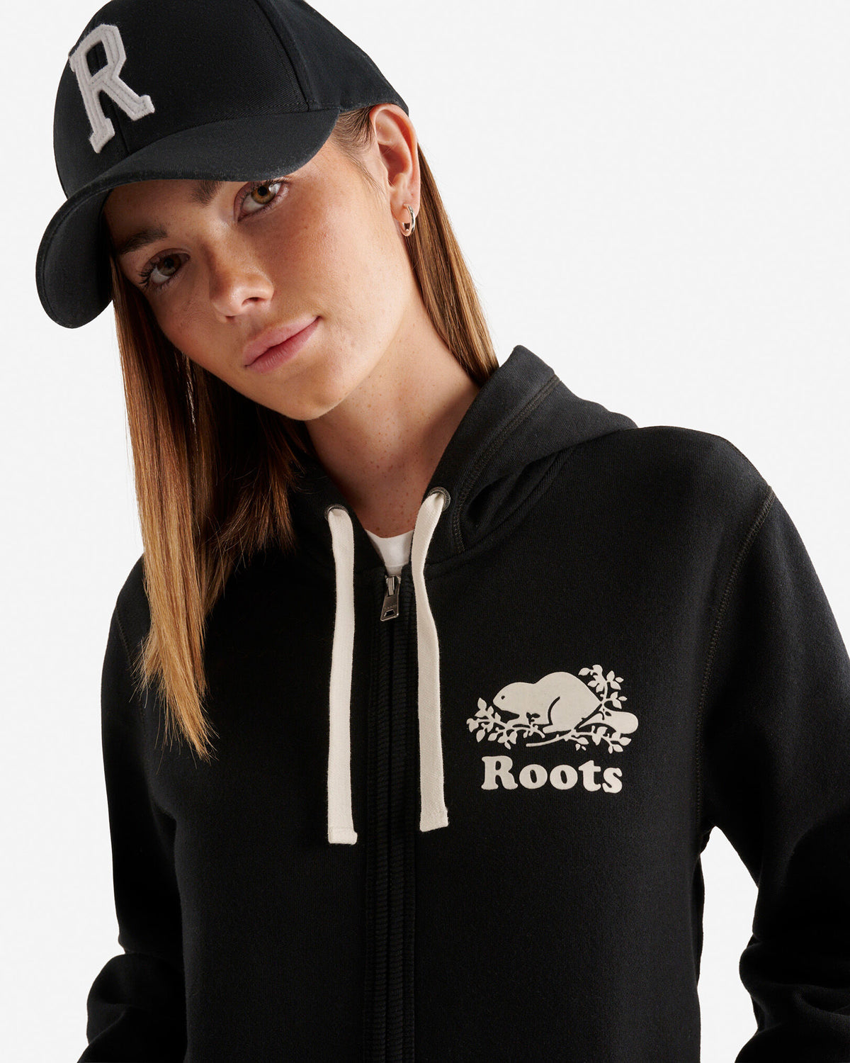 Organic Original Full Zip Hoodie / BLACK