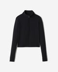 Essential Fitted Full Zip / BLACK