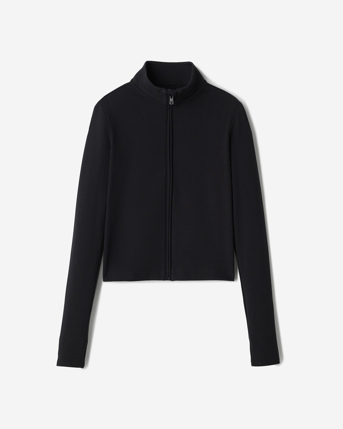 Essential Fitted Full Zip / BLACK