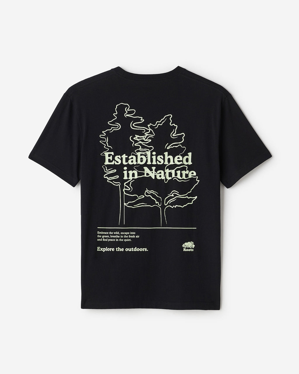 Mens Natural Habitat T-Shirt / BLACK