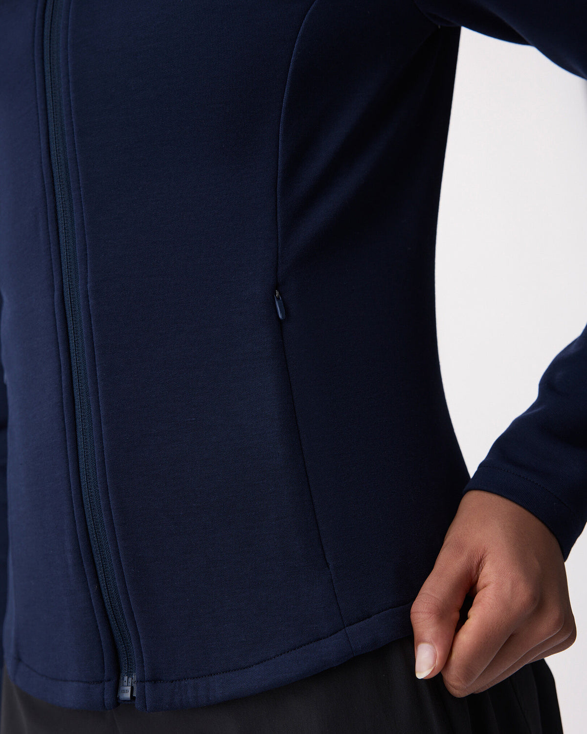 Roam Hooded Full Zip / NAVY BLAZER