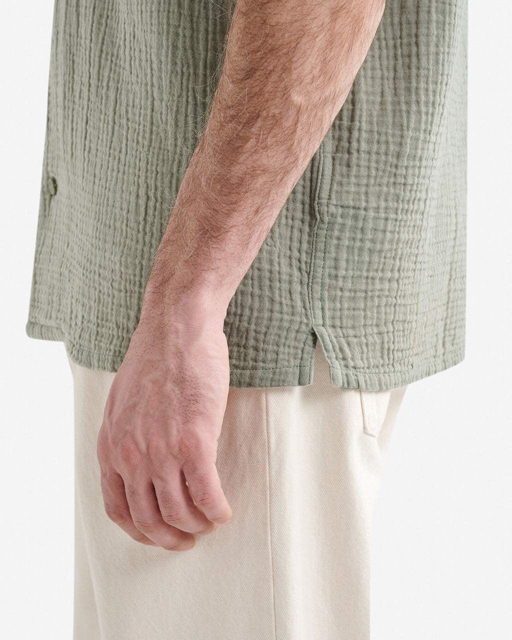 Isla Camp Shirt / SHADOW GREEN