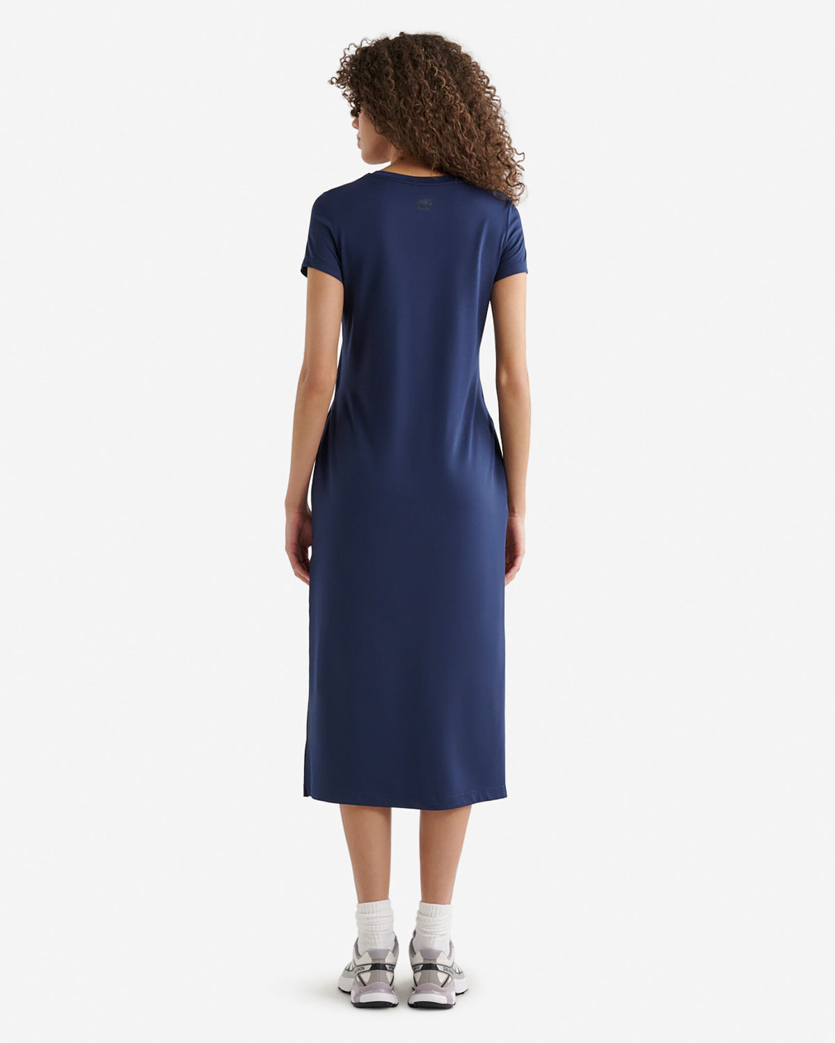 Renew Knit Short Sleeve Dress / NAVY BLAZER