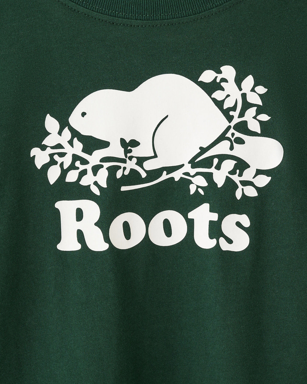 Toddler Organic Original Cooper Beaver Long Sleeve T-Shirt / VARSITY GREEN