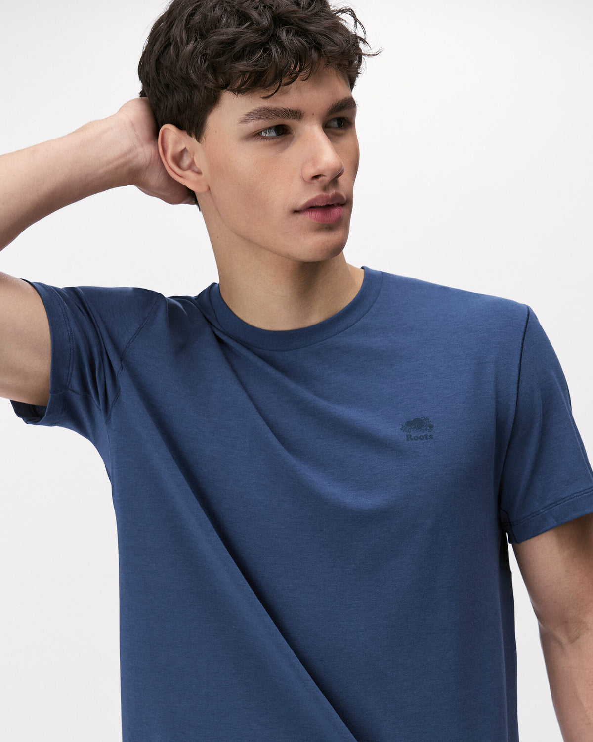 Roam Short Sleeve Top / DARK DENIM