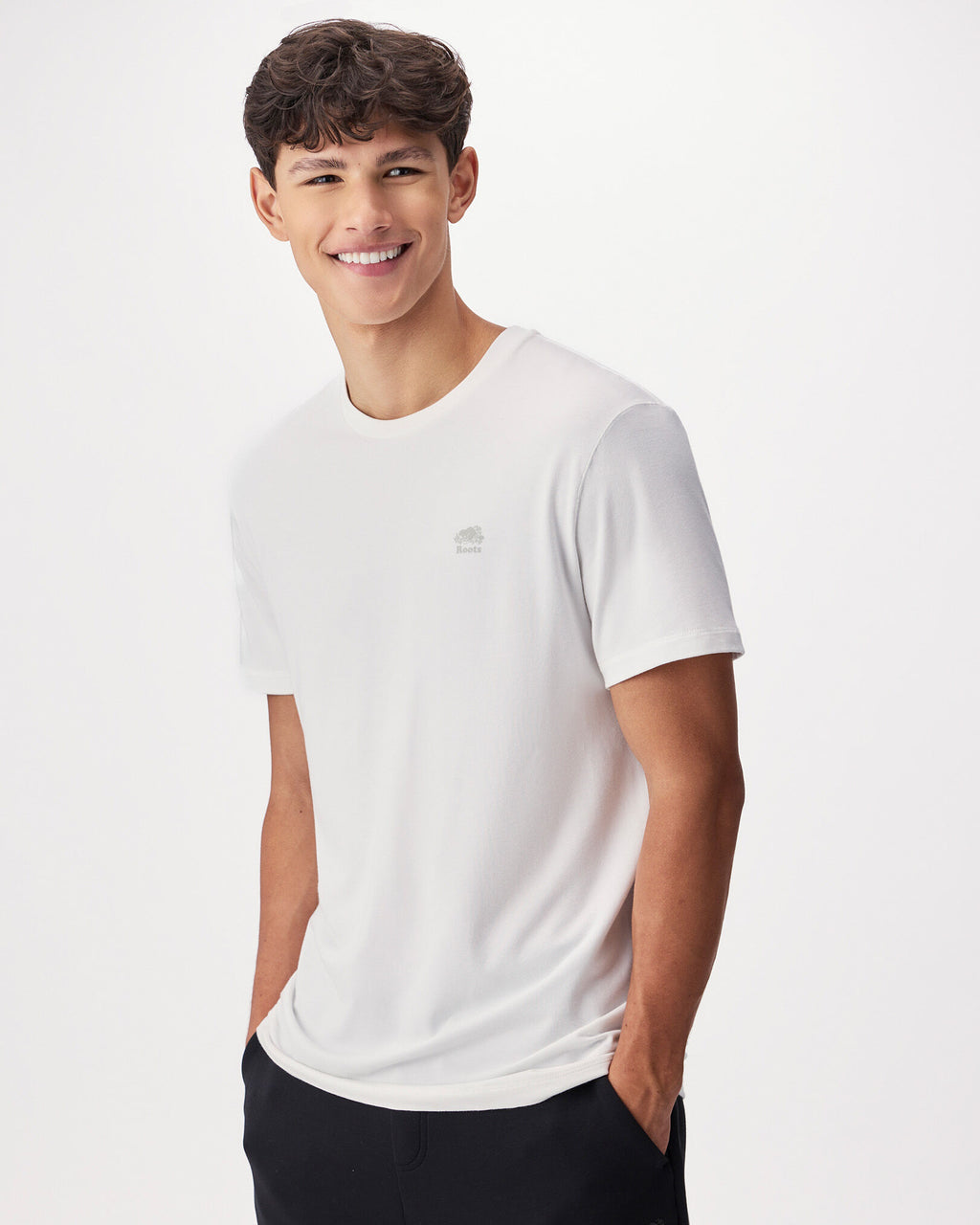 Roam Short Sleeve Top / WHITE