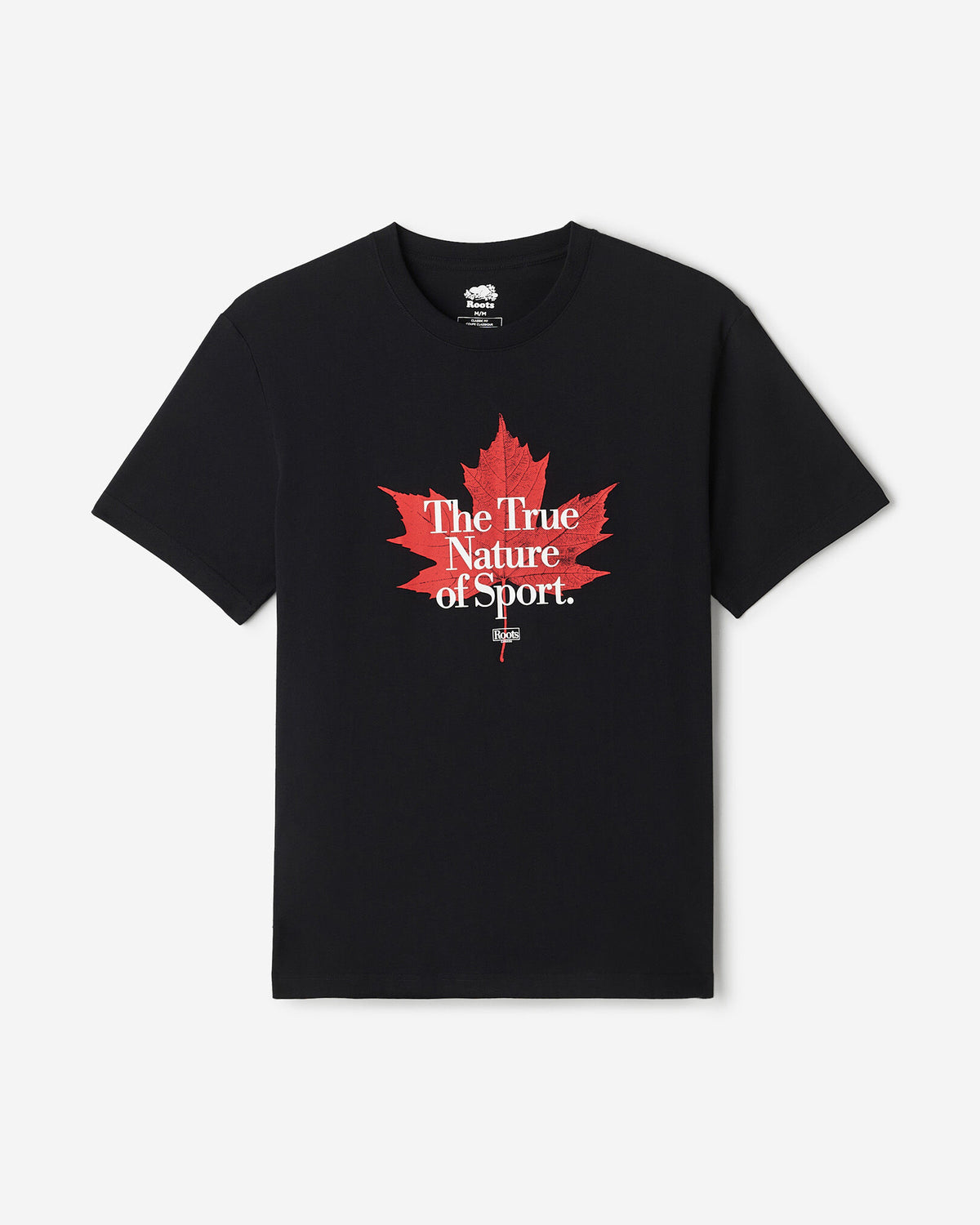 Mens True Nature Of Sport T-Shirt / BLACK