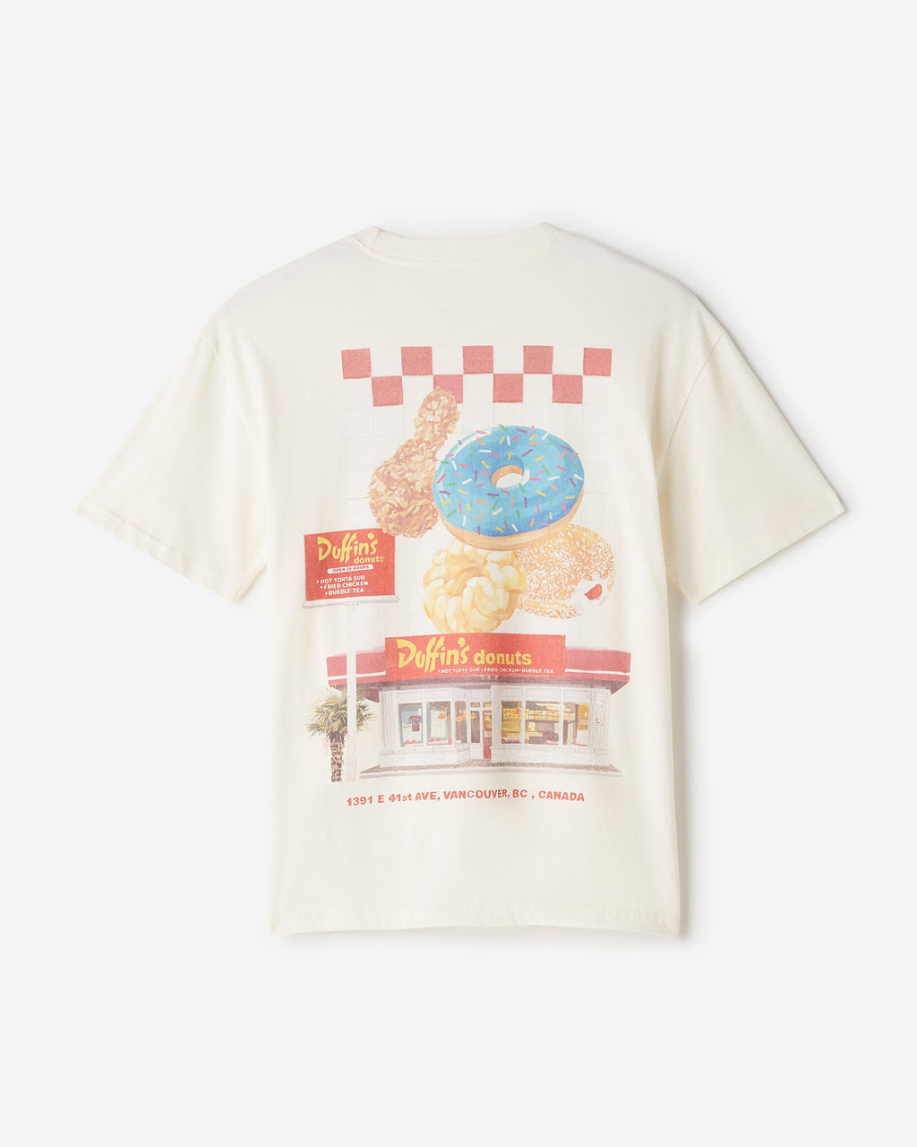 X Duffin's T-Shirt / EGRET