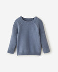 Baby Sweater Knit Crew / SLATE BLUE
