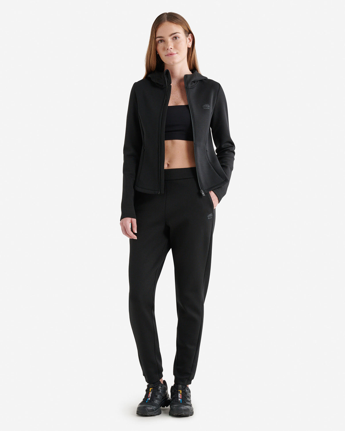 Roam Hooded Full Zip / BLACK