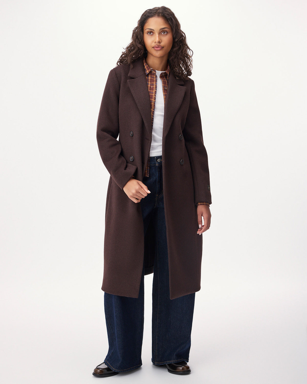 Alma Coat / BLACK COFFEE